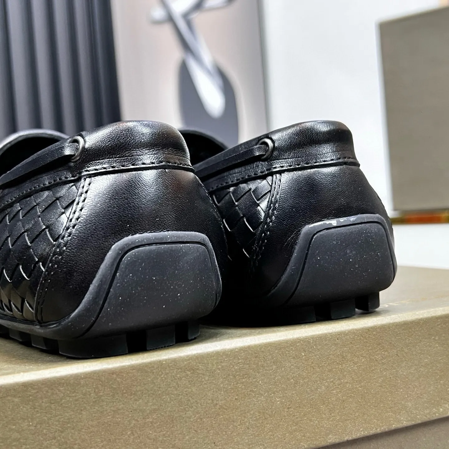 Ex-factory price 500 BV〰️Handmade classic men's leather shoes, Doudou shoes👉👉driving shoes, slip-on shoes, made of imported cowhide woven from Italy, 💕water-dyed cowhide lining, 🔊original outsole, waterproof platform design, comfortable on the feet. A good choice for traveling and driving, two colors available, code number: 38-44, (45 can be customized)